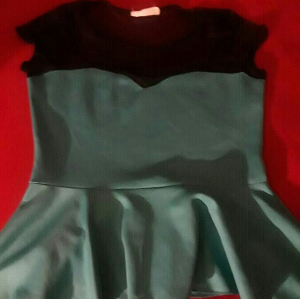 Teal shirt